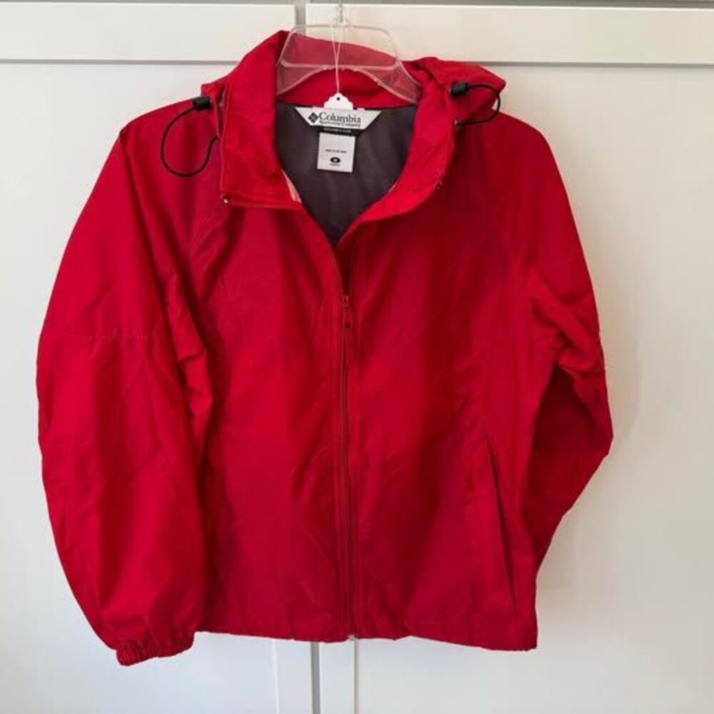 Columbia Women's Medium Red Rain Jacket